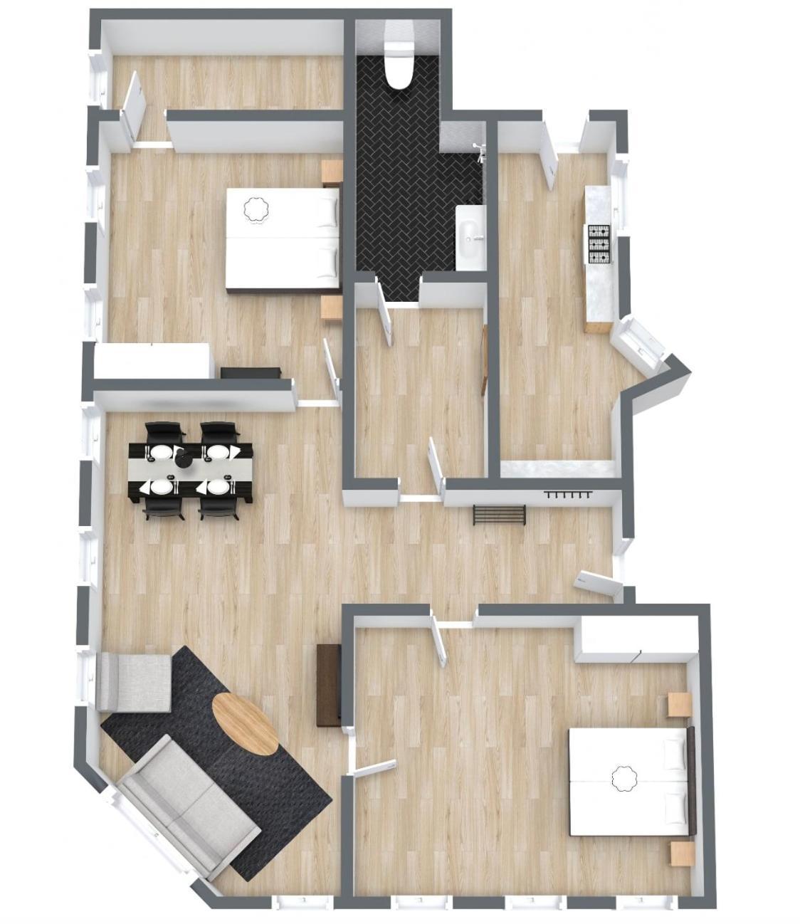 Spacious Tivoli Gardens Apartment W 3 Bedrooms København Eksteriør billede
